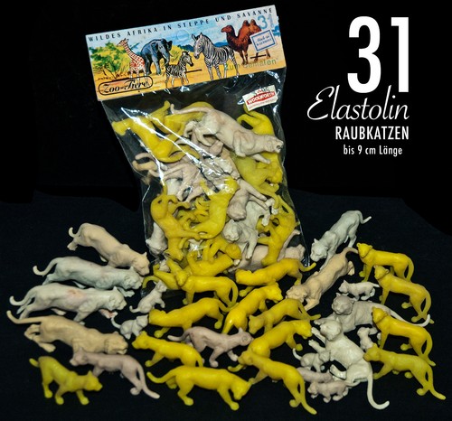Elastolin raubkatzen wildes - elastolin,