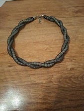 Perlenkette Im Netz Modeschmuck Collier Schlauchband