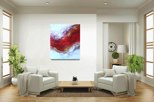 Gold abstrakt malerei - malerei, kunst