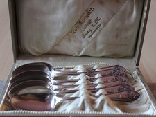 6 wunderschöne antike Löffel