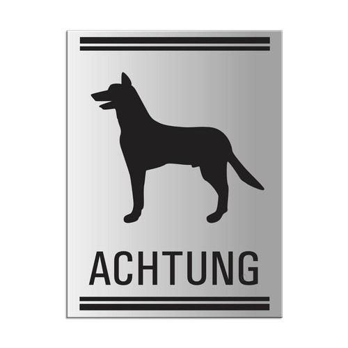 Schild achtung hund - schild,