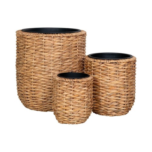 Blumentopf set hanoi geflecht - blumentopf-set,