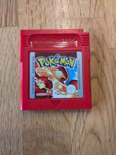 Nintendo gameboy pokémon rote - nintendo,