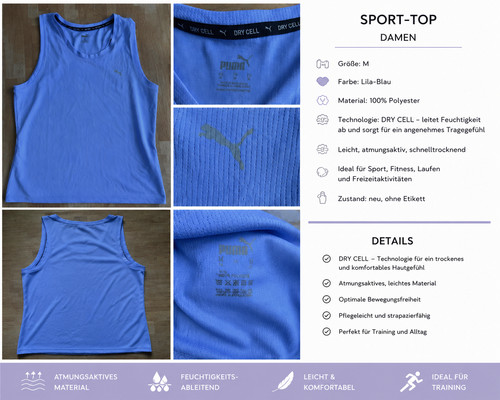 Damen puma sport top fitness - damen,