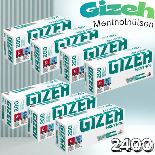 Gizeh filter mit methol x - filter, 7
