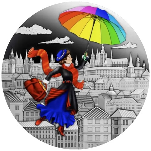 Silbermünze zauberhafte nanny - silbermünze,