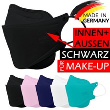 FFP2 Maske schwarz ? innen außen, Fischform ? CE Masken 5x 10x 20x 50x Stück