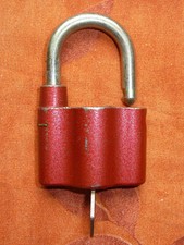 Vorhängeschloss, Sicherheitsschloss, Bügelschloss, ORIGINAL DDR, siehe Bilder!