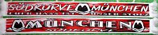 München Schal "EUER HASS"  Polyschal Fan Ultra NEU 127x14 cm +100% Polyacryl