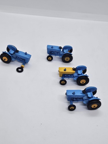 Matchbox ford traktor - matchbox, 3x