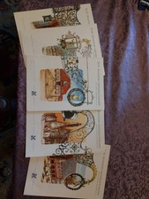 Norddeutscher Lloyd 5 Speisekarten, Alte Deutsche Gasthausschilder, T.S. Bremen