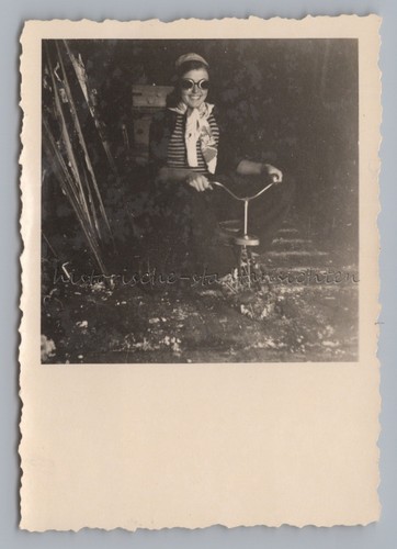 Junge frau mit - frau, winterbrille