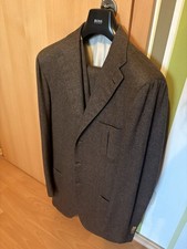 Kiton Anzug Kaschmir Braun Dreiteiler Gr. 48L