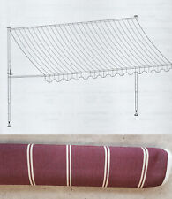 Angerer Klemmmarkise 350cm Markise Balkon Terrasse Sonnenschutz Bordeaux 29