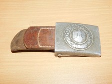 Koppelschloss Wehrmacht, feldgrau,  Entnazifiziert, 1938