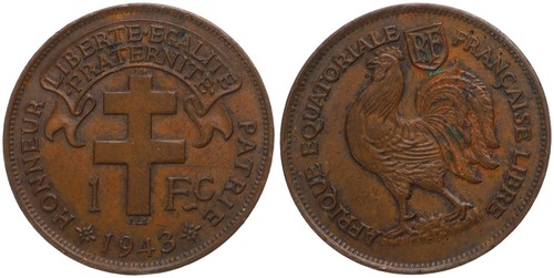 Zentralafrika franc 1943 - franc,