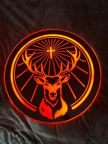 Jägermeister leuchtreklame - jägermeister,