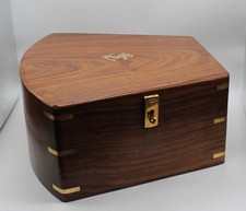 X-409 Marine Trommel - Sextant im Holzkasten II.Wahl