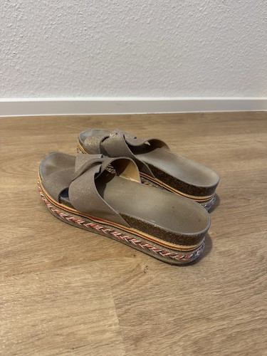 Goldene plateau pantolette - goldene, plateau-pantolette