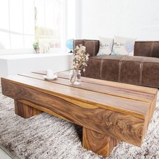 Massivholz design couchtisch - massivholz,