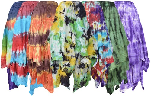Batik zwei lagig lang - zwei,