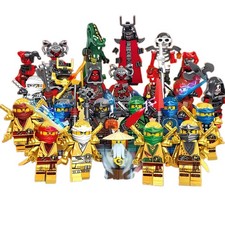 24er Set Ninja Baufiguren – kompatibel mit Klemmbausteinen, Geschenkbox