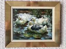 Gemälde mit 3 Enten