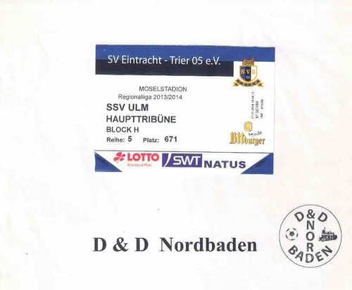 Ticket eintrittskarte 13 - /, 13/14