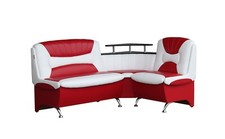 Eckbank Sitzbank Polsterecke Arabika Kunstleder Stauraum Ablage VIELE Farben