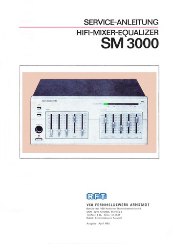 Service anleitung rft 3000 - sm,