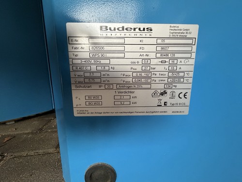 Buderus sole wärmepumpe 2 - buderus, 9,2