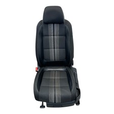 Sitz Fahrersitz Sitzheizung Stoff Leder VW Golf Plus 5M schwarz grau