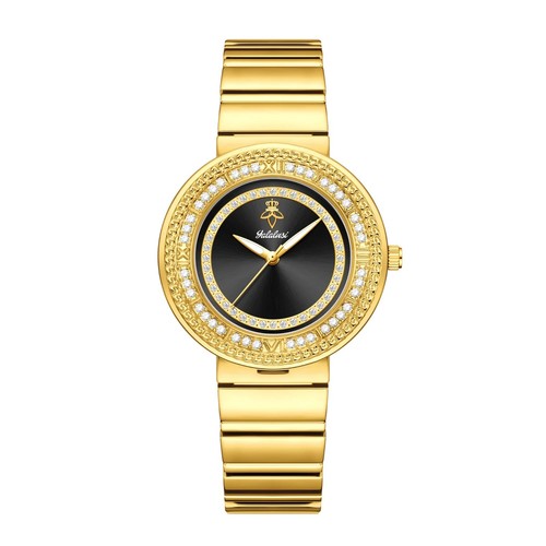 Damen luxus quarzuhr mit - damen,