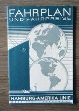 Hamburg Amerika Linie Fahrplan