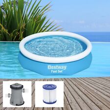 Bestway Fast Set 305x66cm Pool mit Filterpumpe Gartenpool Planschbecken