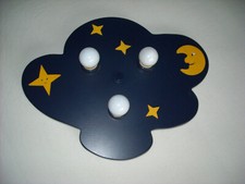 Niermann Deckenleuchte Kinderzimmer  Wolke, Mond und Sterne inkl. Leuchtmittel!