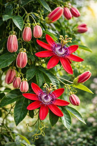 Passiflora racemosa rote - –,