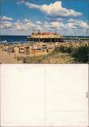 Ansichtskarte ahlbeck - ahlbeck, (usedom)