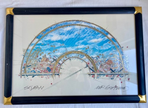 Farblithografie sky fan - „sky, fan“