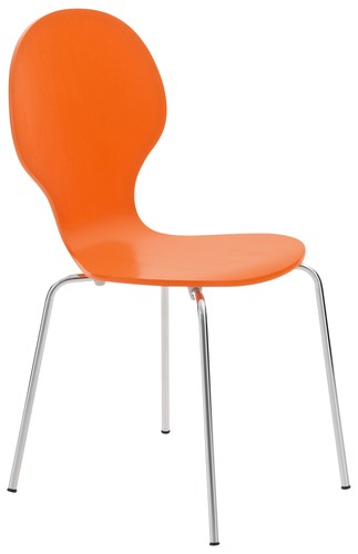 Besucherstuhl diego orange - besucherstuhl,