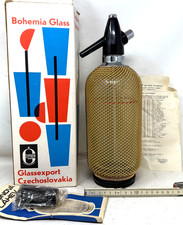Syphon Bohemia Glass Böhmisches Glas 1970er Jahre UNBENUTZT OVP CSSR SELTEN