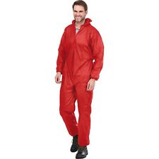 Overall Maleranzug Einweganzug Schutzbekleidung Schutzanzug Rot Gr. M - XXXL