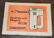 Bedienungsanleitung Handrühr-