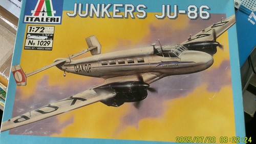 Italeri 1029 junkers 86 - italeri,