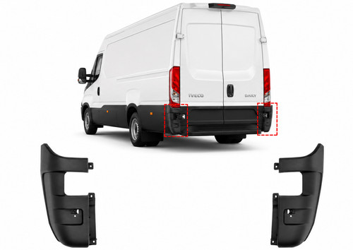 Neuf stoßstange leiste hinten - stoßstange,