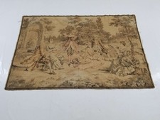 Vintage französisches romantisches Paar Gartenszene Wandbehang Wandteppich 140 x 93 cm