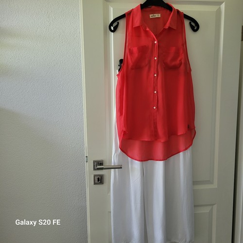 ärmellose chiffonbluse rot - Ärmellose,