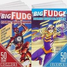 Comic Buch Hüllen Comic Book 50 Sleeves / 50 Boards Big Fudge