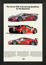 Ferrari 458 gt2 gerahmtes - ferrari,