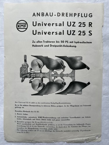 Kmf anbau drehpflug - kmf, universal